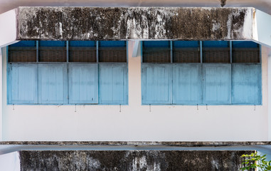 Old wooden window