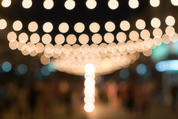 Bokeh night abstract background