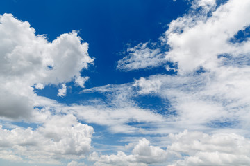 Cumulus background cloudscape