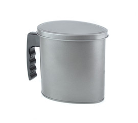 Oilcan isolated on white