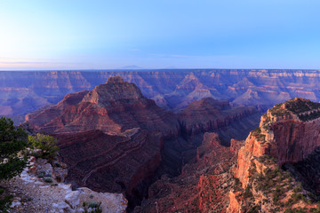 Fototapeta na wymiar sunrise of Grand Canyon