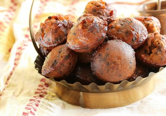 Unniyappam fried rice balls for vishu festival on Kerala