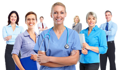 Fototapeta premium Young medical doctor woman.