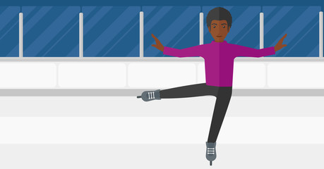 Fototapeta premium Male figure skater.