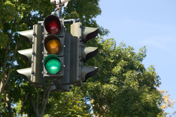Green Traffic Signal means to proceed with caution
