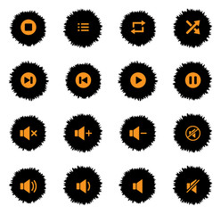 Media player icons
