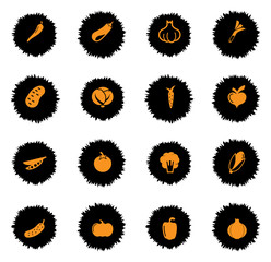 Vegetables simply icons