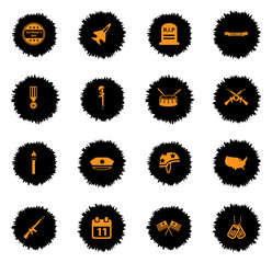 Veterans day simply icons