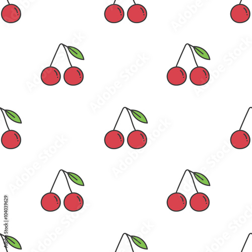 Cartoon Cherry Wallpaper