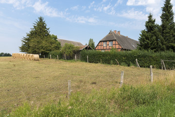 Obraz premium Bauernhof in Mecklenburg-Vorpommern