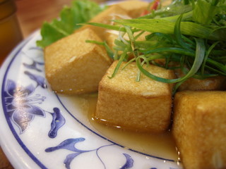 Delicious egg fu-yung tofu