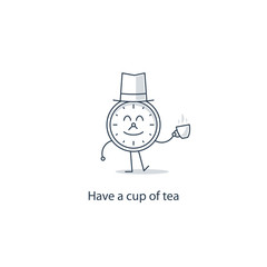 Have a cup of tea. Anti cafe