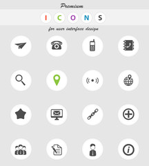 Contacts simply icons