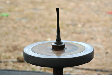 Gasing or tops spinning