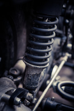 Vintage motorcycle suspension
