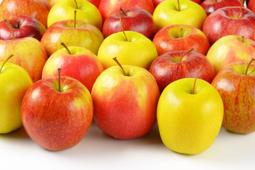 Fototapeta na wymiar group of ripe apples