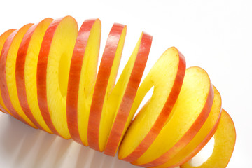 sliced fresh apple