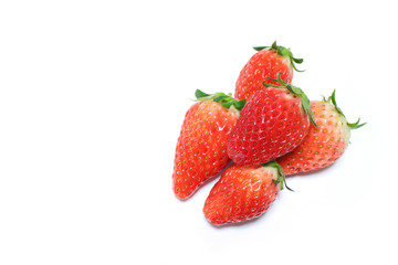 Japanese fresh strawberry in the white #2