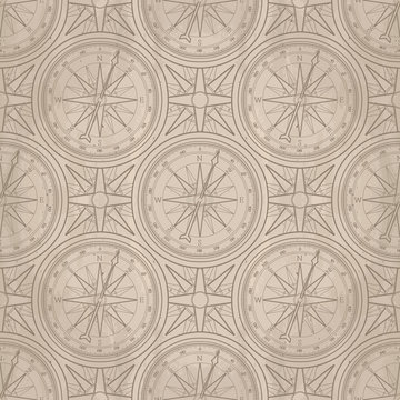 Graphic wind rose compass 