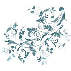 floral ornament for your design