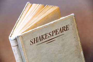 An old book by Shakespeare - obrazy, fototapety, plakaty