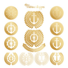 Graphic nautical emblem