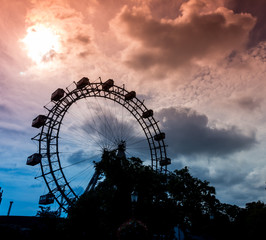 Obraz premium Österreich, Wien, Riesenrad