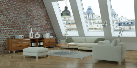 helle Wohnung im Dachgeschoß