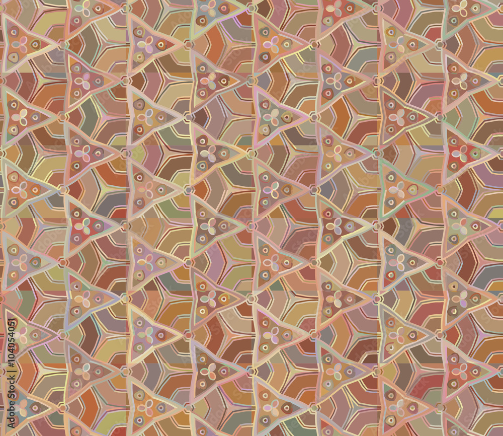 Poster seamless abstrac unusual triangular pattern