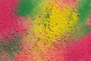 Colorful background of chalk powder