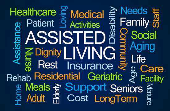 Assisted Living Word Cloud