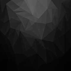Black background with triangle - Vector