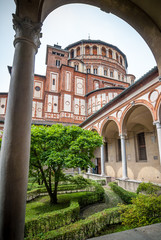 MILAN, ITALY - MAY 19, 2010: Church of Santa Maria delle Grazie
