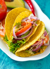 plate of tacos