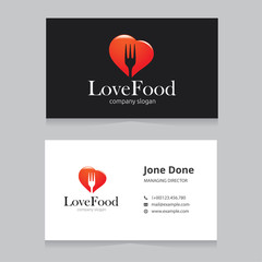 love food logo,food logo,restaurant logo,bistro logo,canteen logo,cafe logo,vector logo template 