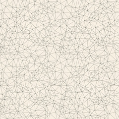 Vector seamless pattern. Abstract background organic triangle geometry.