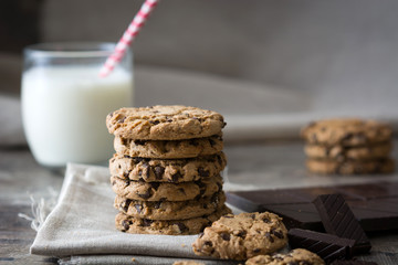 Traditional chocolate chip cookies