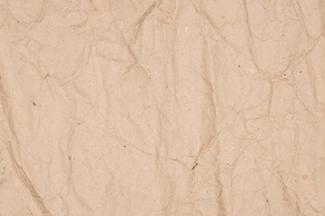 Vintage crumpled paper light texture.