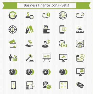Business Finance Icons - Set 3
