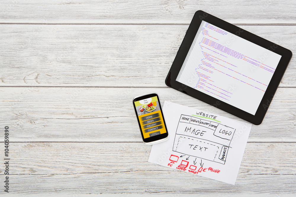 Poster responsive web design