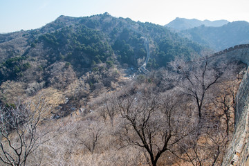 Obraz premium Great Wall Tower at Mutianyu, near Beijing, China