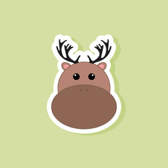 Cute deer face