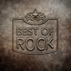 Best of Rock - Typo Wand Mauer