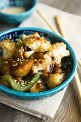 Vegetable stir fry with mushrooms