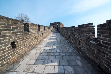 Fototapeta na wymiar Great Wall Tower at Mutianyu, near Beijing, China