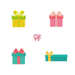 Cute present objects
