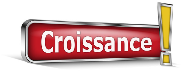 Croissance sur panneau rouge