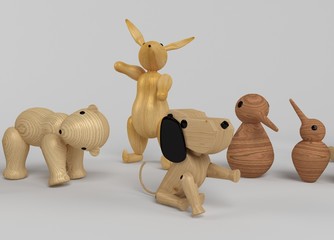 wooden Toys selection © Archmotion.net
