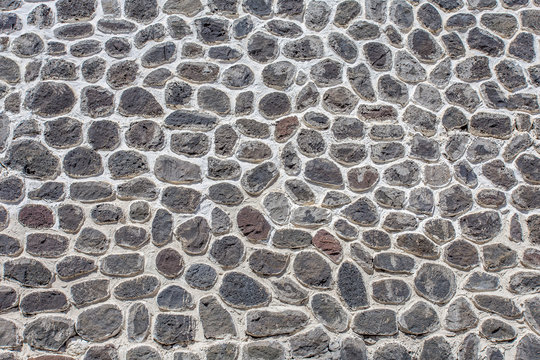 mur de pierres, moellons apparents