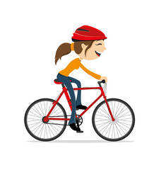 Obraz premium Cyclist.